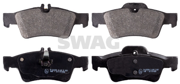 Kit pastiglie freno, Freno a disco - 10 91 6451 SWAG
